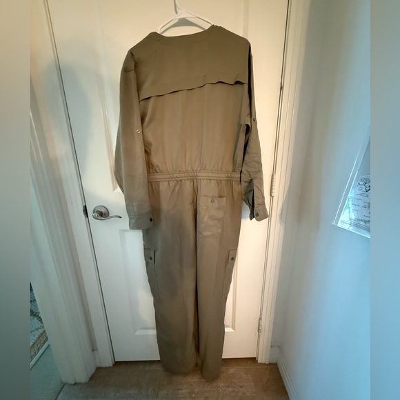 Athleta Olive Green Celestial Jumpsuit - Picture 4 of 8